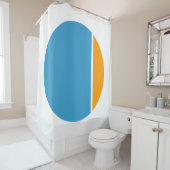 Farbenkörkel Duschvorhang (Beispiel)