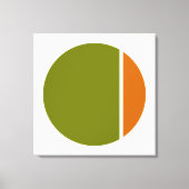 Farbenkörkel Leinwanddruck (Vorderseite)