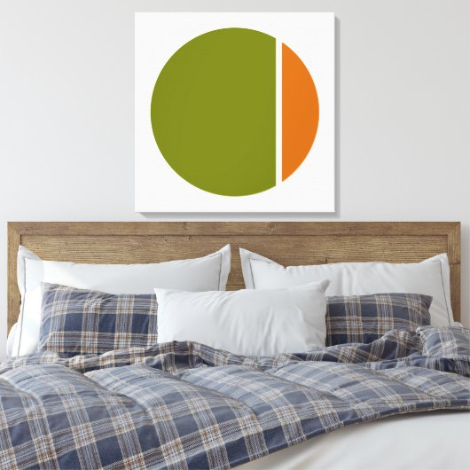 Farbenkörkel Leinwanddruck (Insitu (Schlafzimmer))