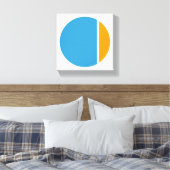 Farbenkörkel Leinwanddruck (Insitu (Schlafzimmer))