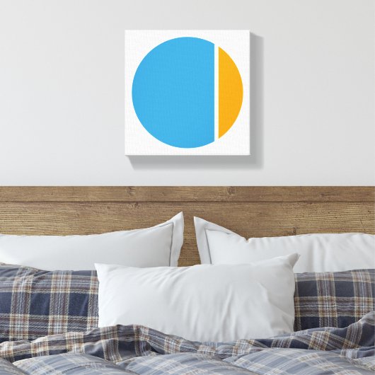 Farbenkörkel Leinwanddruck (Insitu (Schlafzimmer))