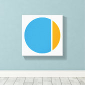 Farbenkörkel Leinwanddruck (Insitu (Holzboden))