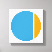 Farbenkörkel Leinwanddruck (Vorderseite)