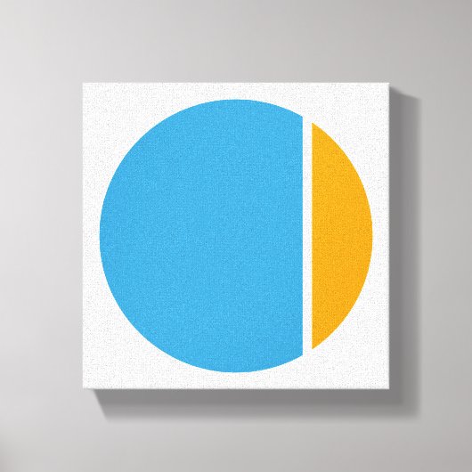 Farbenkörkel Leinwanddruck (Vorderseite)