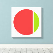 Farbenkörkel Leinwanddruck (Insitu (Holzboden))