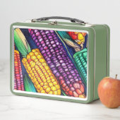 Farbenkorn Metall Brotdose (Beispiel)