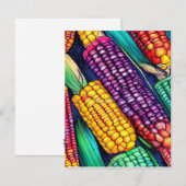 Farbenkorn Mitteilungskarte (Vorne/Hinten)