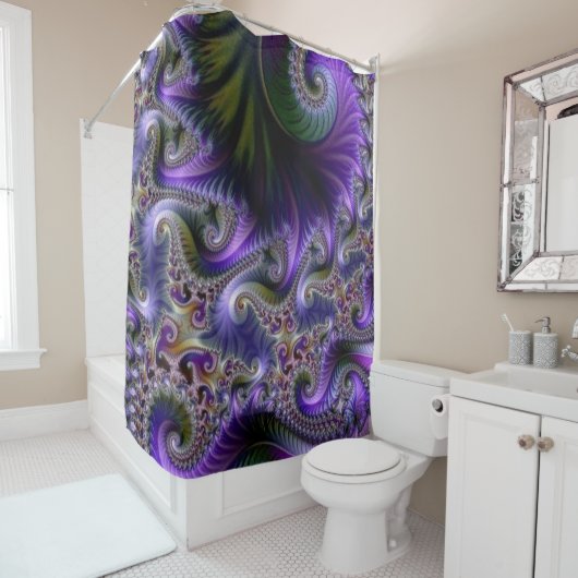 Farbenkunst Duschvorhang (Beispiel)