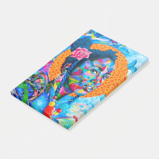 Farbenkunst Post-it Klebezettel (angewinkelt)