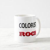 Farbenkünstler-Felsen Kaffeetasse (VorderseiteRechts)