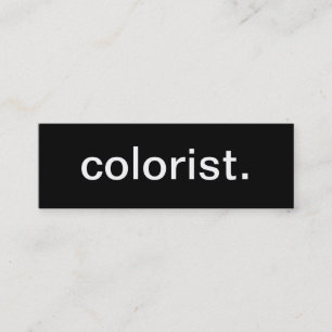 Farbenkünstler-Visitenkarte Mini Visitenkarte