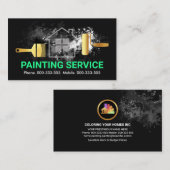 Farbenlackierung Visitenkarte (Vorne/Hinten)