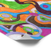 "Farbenlandschaft" 19x13 Poster (Ecke)