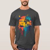 Farbenlandschaft T-Shirt (Vorderseite)