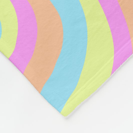 Farbenleben Fleecedecke (Ecke)