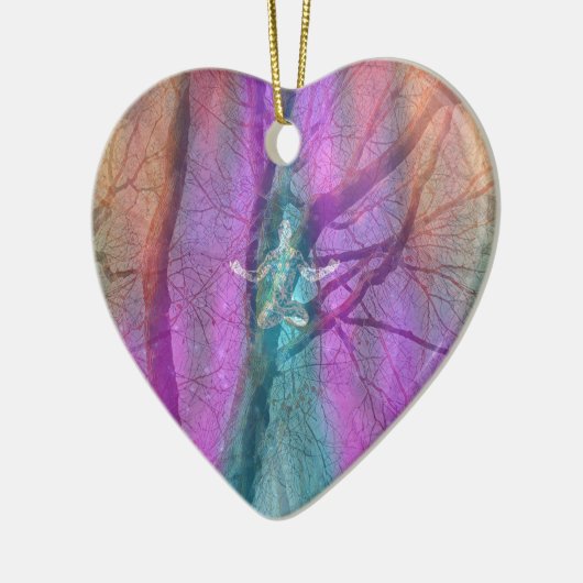 Farbenleben Keramik Ornament (Links)