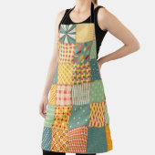 Farbenloses Patchwork mit abstraktem Muster Schürze (InSitu)