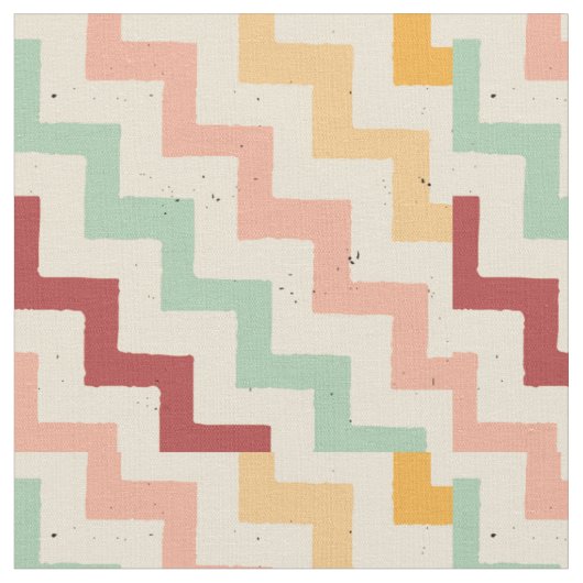 Farbenloses Zig-Zag oder Zickzack Muster Stoff (Nahaufnahme)