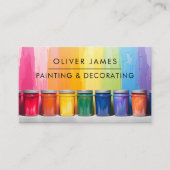 Farbenmaler und Dekorationskünstler Visitenkarte (Vorderseite)