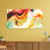 Farbenmarmor abstrakte Kunstwerke Leinwanddruck (Insitu (Wohnzimmer))