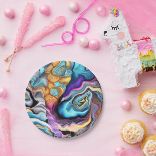 Farbenmischung Pappteller (Party)