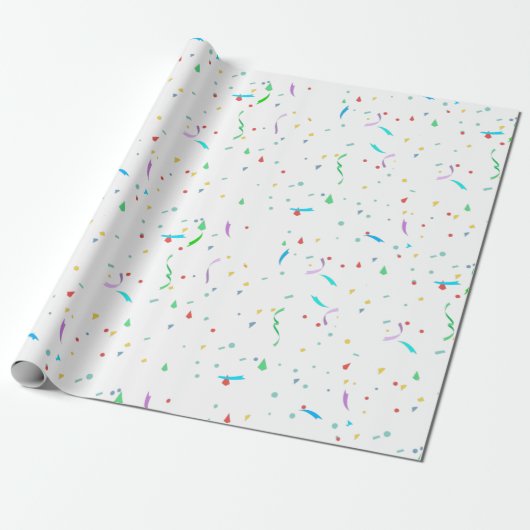 Farbenpapier Confetti | Party Wrapper Geschenkpapier (Ungerollt)