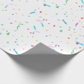Farbenpapier Confetti | Party Wrapper Geschenkpapier (Ecke)
