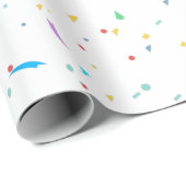 Farbenpapier Confetti | Party Wrapper Geschenkpapier (Rolleneckpunkt)