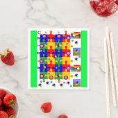Farbenpapier Napkin Serviette (Beispiel)