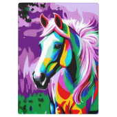 Farbenpony Klemmbrett (Rückseite)