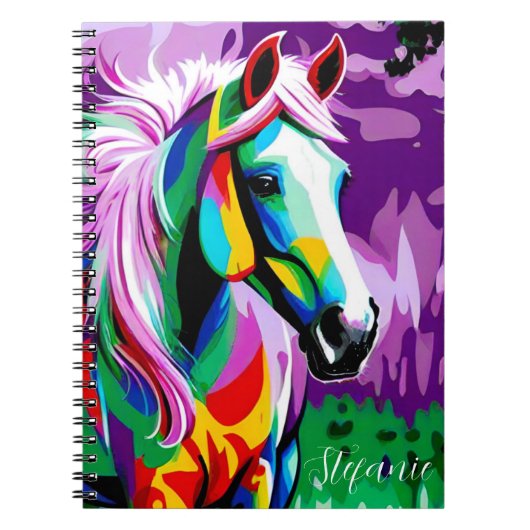 Farbenpony Notizblock (Vorderseite)