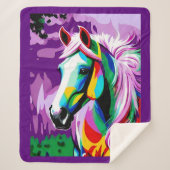 Farbenpony Sherpadecke (Vorderseite)