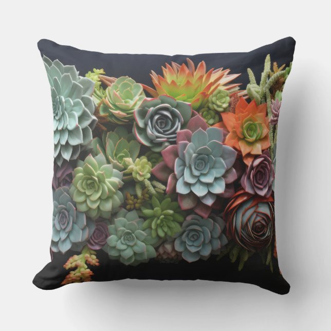 Farbenprächtige Anordnung Kissen (Vorderseite)