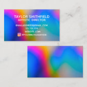 Farbenprächtige Lackgestaltung Visitenkarte (Vorne/Hinten)