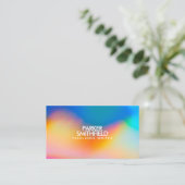 Farbenprächtige Lackgestaltung Visitenkarte (Stehend Vorderseite)