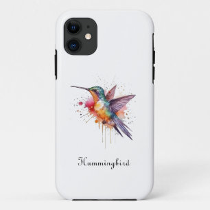 Farbenprächtiger Flug, Wasserfarben Kolibri indivi Case-Mate iPhone Hülle