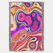 Farbenprächtiges abstraktes Design im Fokus Decke (Vorderseite Vertikal)