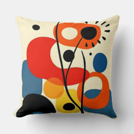 Farbenprächtiges abstraktes Design Kissen