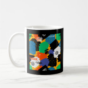 Farbenprächtiges Design Kaffeetasse
