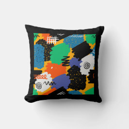 Farbenprächtiges Design Kissen