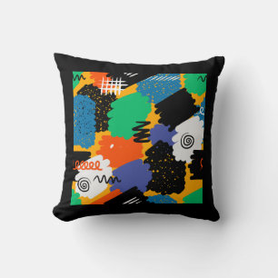 Farbenprächtiges Design Kissen