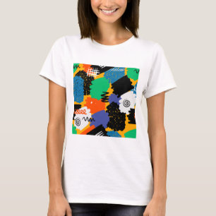Farbenprächtiges Design T-Shirt