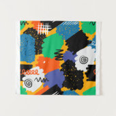 Farbenprächtiges Design Wandteppich (Vorderseite (Horizontal))