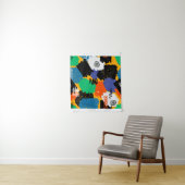 Farbenprächtiges Design Wandteppich (Beispiel)