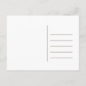 Farbenprächtiges Etikett, Party einladen Einladungspostkarte (Rückseite)