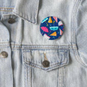 Farbenprächtiges Muster Button (Beispiel)