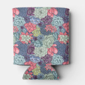 Farbenprächtiges Muster Dosenkühler (Rückseite)