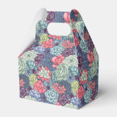 Farbenprächtiges Muster Geschenkschachtel (Rückseite)