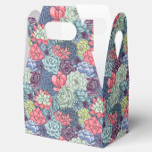 Farbenprächtiges Muster Geschenkschachtel (Geöffnet)