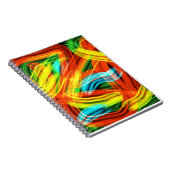 farbenprächtiges Notizbuch Notizblock (Rechte Seite)